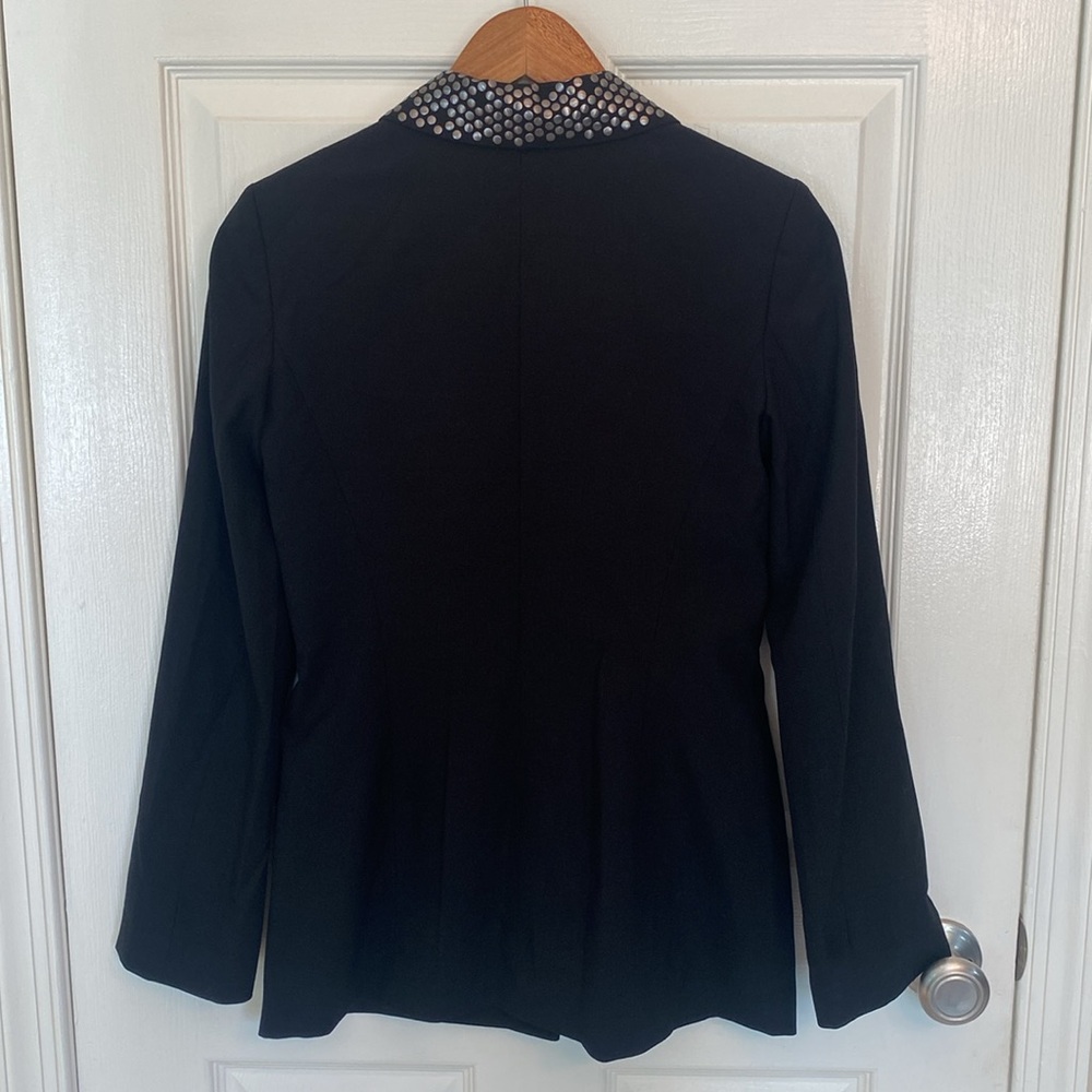 Zara Basics Blazer Jacket Chic Studded XS - Picture 4 of 11
